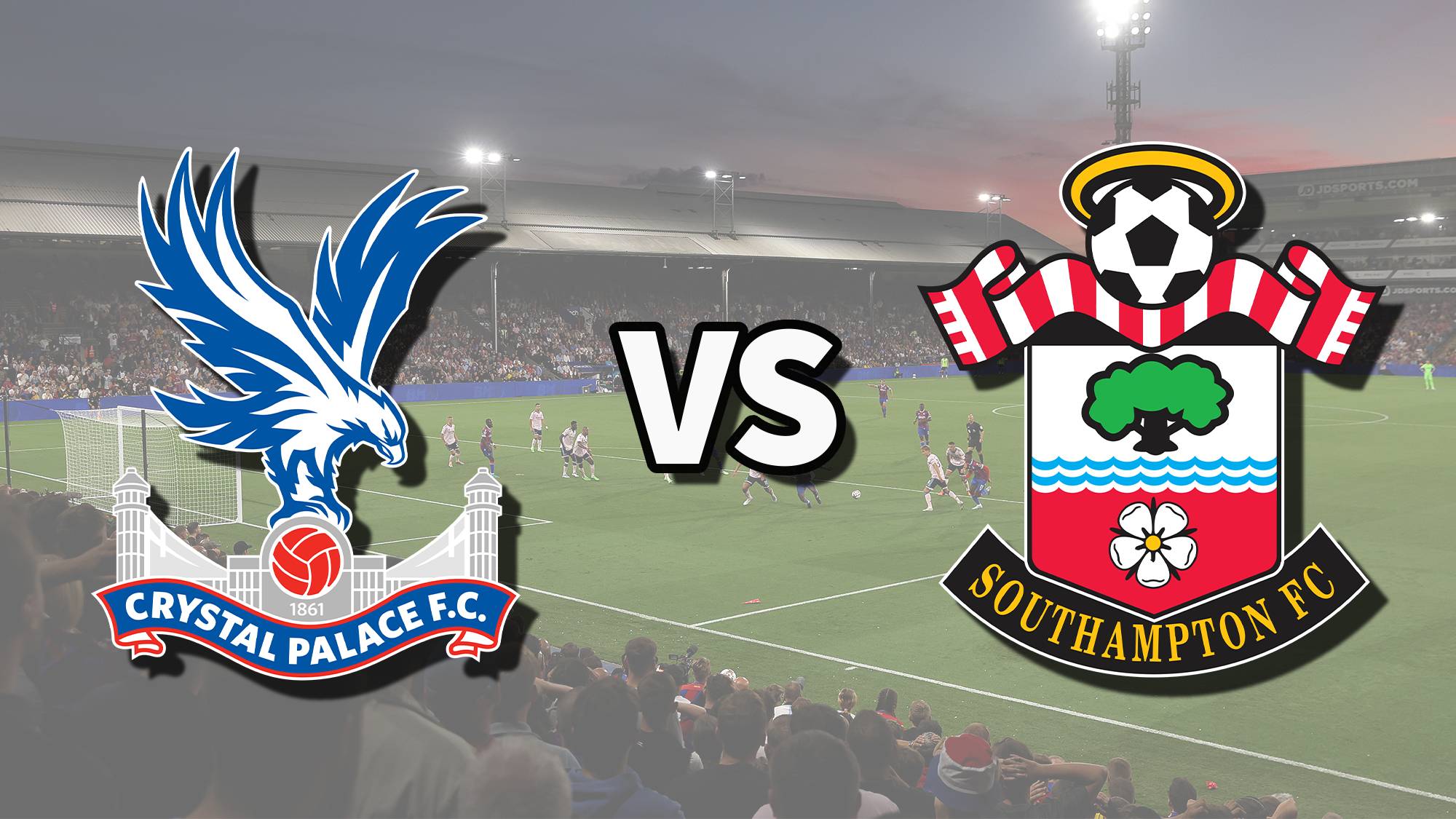 watch football prememier league 2025 match 8th southampton vs crystal  palace
